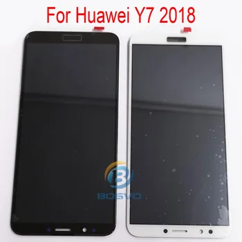 Didmeninė 10 Vnt./Daug Huawei Y7 2018 LCD ekranas Y7 Pro 2018 ir Y7 Premjero 2018 su touch asamblėja