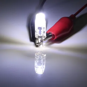 1-10vnt/daug G4 LED Lempos, šviesos srautą galima reguliuoti AC/DC 12V 3W 6W LED Mini G4 COB LED Lemputė 360 Spindulio Kampas Šviestuvo Lempos, Pakeisti Halogeninės Šviesos