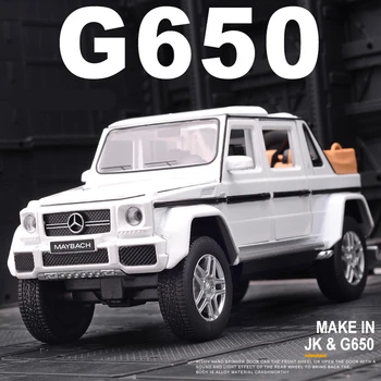 1/32 Benzs G650 Lydinio Pertvarkyti Pikapas Automobilio Modelį Diecasts Metalo Žaislas Off-Road Transporto Priemonėms, Automobilio Modelis, Modeliavimas Surinkimo Vaikų Dovanų