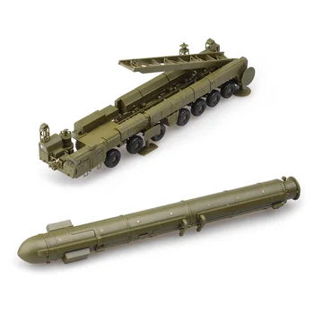 1/72 Puzzle Rusijos Armijos RT-2PM2 9K58 S-300 BTR-80 Raketų Sistemos Radaro Transporto priemonės, Plastikinės Surenkamos Sunkvežimių Karinis Modelis Žaislą Dovanų