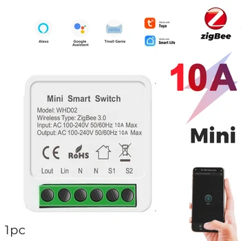 10/16A Zigbee Mimi Smart Switch Support 2 Way Control Remote Control App 