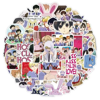 10/50Pcs Anime Ouran High School Host Club Lipduku Japonija Klasikinis Anime Vandeniui Lipdukai Riedlentė Lipdukas Nešiojamas Lagaminas