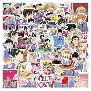 10/50Pcs Anime Ouran High School Host Club Lipduku Japonija Klasikinis Anime Vandeniui Lipdukai Riedlentė Lipdukas Nešiojamas Lagaminas