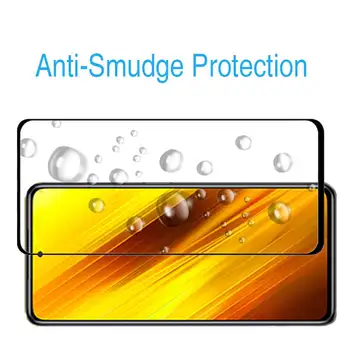 100D Visiškai Padengti Xiaomi Mi Poco X3 NFC Stiklo Screen Protector For Xiomi Pocophone F2 Pro X 3 X3 X3 NFC Apsaugos Kameros Objektyvas