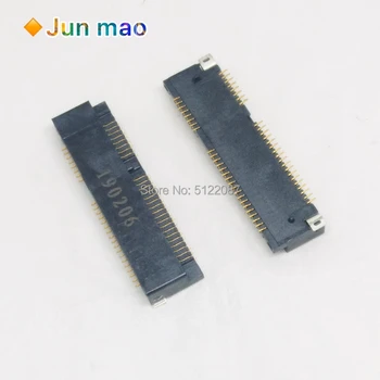 10vnt/Daug Aukštis 4mm MINI PCIE MINIPCIE originalus lizdas msata jungtis lizdas, jungtis denio 52P