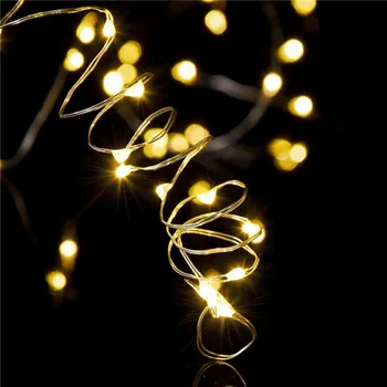 10X 2m 20-LED Varinės Vielos String Lempa su Butelio Kamščio Stiklo Butelis Amatų Magija Apdailos Valentino Diena Vestuvės