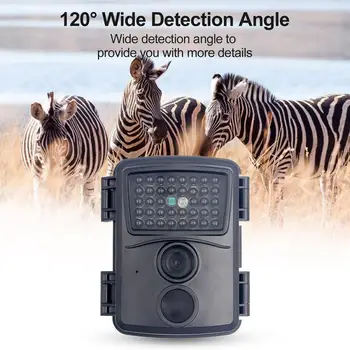 12MP Lauko Medžioklės Takas Kamera Laukinių Gyvūnų Detektorius Takas Kamera HD Gyvūnijos kamerų Stebėjimo Infraraudonųjų spindulių Jutikliai, Naktinio Matymo