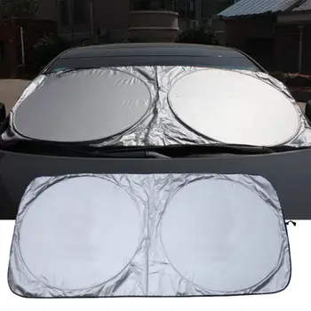 142*67 cm, Universalus Automobilių Langų skėtį nuo saulės UV Apsauga Shield Priekiniai Galiniai Saulės Pavėsyje Skydelis prekinis, galinis Stiklo Dangtis Auto Automobilių Stabdžių Ledo
