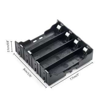 18650 Baterijos Laikiklis Sunku Pin 1/2/3/4 laiko Tarpsnių Baterijos Laikymo Dėžutė ABS Plastiko 