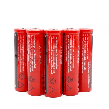 18650 Li-ion Oplaadbare Batterij 3.7 V V 4200mAh BRC 18650 Akumuliatorius Galios Banko Fakelas Žibintuvėlio baterijos