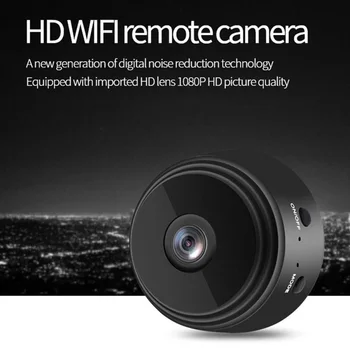 1pc A9 Mini Kamera, Wireless WiFi IP Tinklo Stebėti Saugumo Cam HD 1080P Home Security P2P Kamera, WiFi Naujausias Aukštos Qulity AVI