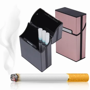 1PC Candy Spalva Cigarečių Atveju Mados Aliuminio 20 VNT. Cigarečių Talpa Cigarečių Atveju, Magnetinė Sklendė, Tabako Dėžutė Moterys Vyrai