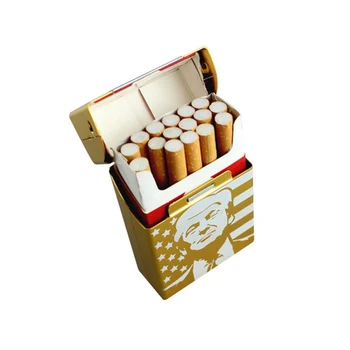 1PC Koziris Cigarečių Atveju Aliuminio Cigarečių, Cigarų Dėžutė Kišenėje Laikymo Dovana, Automobilių Puošyba, Aouvenir