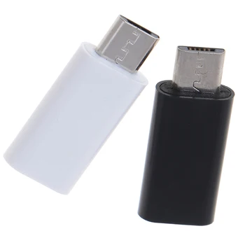 1PC USB 3.1 C Tipo moterį, Micro USB Vyrų Adapteris Keitiklis Jungtis