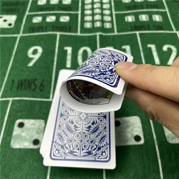 1pcs Kortos Plastikinės Kortos Vandeniui Kortų Pokerio Patalpų Šeimos Pramogos stalo Žaidimai Žaidimas Baralho