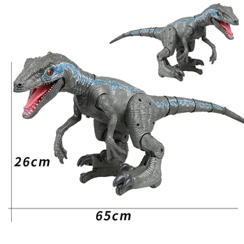 2.4 G RC dinozaurų nuotolinio valdymo gyvūnų žaislas elektros robotas elektriniai garso ir šviesos, vaikams, žaislai, modeliavimo dinozaurų žaislai berniukams