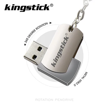 2020 naujas Metalo Kingstick USB 2.0 pen drive, 4 GB, 8 GB, 16 GB USB flash drive, 32 GB, 64 GB, 128 GB key USB flash drive Užsakymą