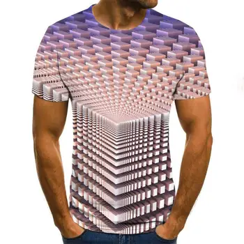 2020 Naujas Vasaros 3d Atspausdintas Men 'S T -Shirt Atsitiktinis trumparankoviai Men 'S T -Shirt Mados Hip-Hop Top XXS-6XL