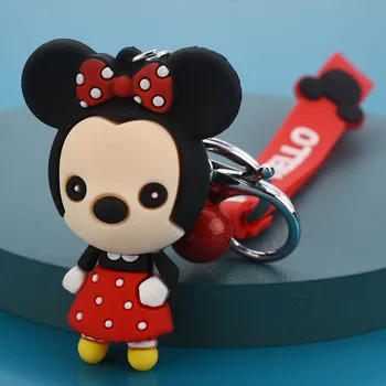 2021 Disney Animacinių filmų Mickey Minnie Keychain Pelės Duomenys Lėlės 