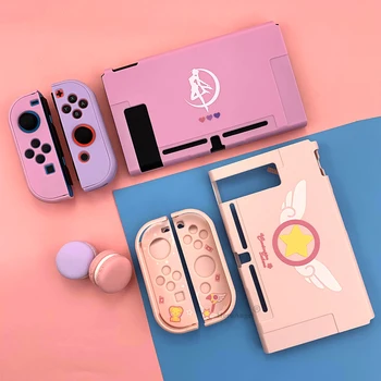 2021 Girly Rožinė Atveju Nintendo Jungiklis Sunku Apsaugos Atveju Nintendoswitch Padengti Shell Odos Nintendo Įjungti Konsolę Pasiekti