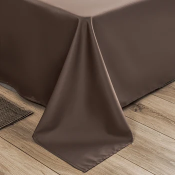 2021 Keturių dalių patalynės paprastos medvilnės dvigubai buitinių lova lapas antklodė padengti išsiuvinėti vamzdynų patogus patalynės kavos spalva