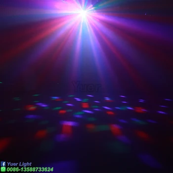 2021 LED Magic Ball Linijos Lazeris 4in1 Poveikį Šviesos DMX512 Scenos Šviesos Šou Projektorius DJ Šalies Lazerio Šviesos Kalėdos Klubas Vestuvių