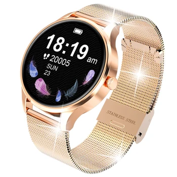 2021 Naujas IP68 Vandeniui Smart Žiūrėti Moterims žiūrėti visą ratą ekrano Miego Stebėti Mados Aktyvumo seklys Smartwatch moterims