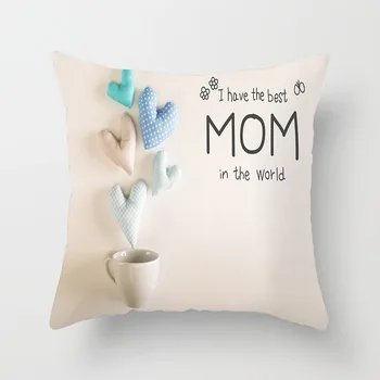 2021 Naujų Motinos Dienos siųsti motina tekstas meilė užvalkalas poliesteris namų sofos pagalvėlė apima 