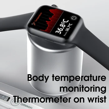 2021 Originalus IWO W26 Smart Watch Vyrų/Moterų Širdies ritmo/Kraujo Spaudimo Monitorius Laikrodis 