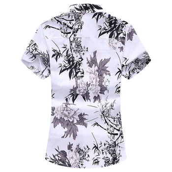 2021 Patogūs vyriški Atspausdinta Marškinėliai Naujas Havajų Marškinėliai trumpomis Rankovėmis Vyriška Šalis Atostogų Atsitiktinis Slim, Plius Dydis Drabužių 7XL