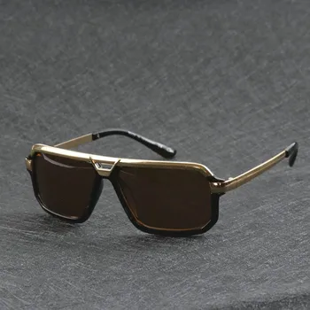 2021 populiarus didelis dydis saulės akiniai aukštos kokybės 4028 stiliaus vyrų, moterų metalo akiniai nuo saulės akiniai UV400 Lady Sunglass