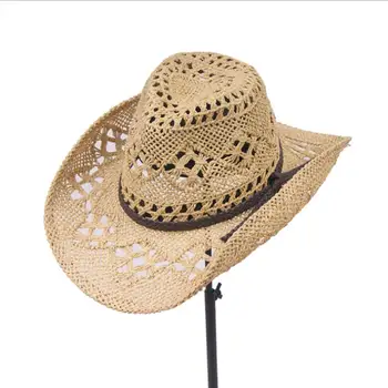 2021 vasaros popieriaus šiaudų tuščiaviduriai fedora skrybėlės moterims populiarus kietas gražus gražus kaubojus fedora skrybėlės moterims kepurę popieriaus šiaudų