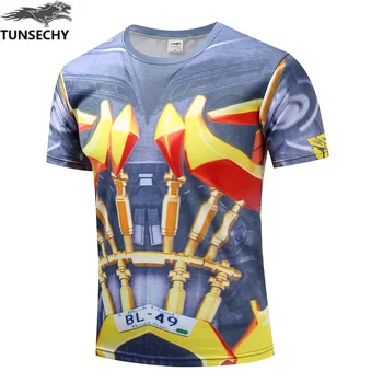 2021 vasaros vyriški laisvalaikio 3D atspausdintas marškinėliai apvalios kaklo marškinėliai atsitiktinis hip-hop vyrų prarasti trumpomis rankovėmis