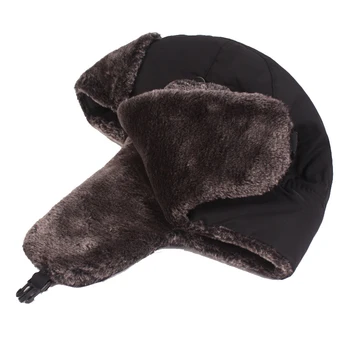 2021 Žiemą Kepurės Vyrams, Moterims Rusijos Trapper Hat Bombonešis Šiltas Ausų Atvartais Slidinėjimo Kepurę Bžūp Galvos Apdangalai Unisex Vėjo, Sniego Kepurės Moteris