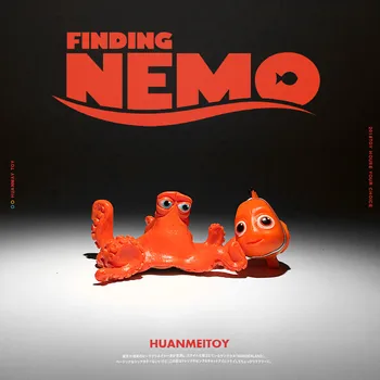 24piece 3-5cm žuviukas Nemo mielas žuvų Nemo ir aštuonkojai Henkas pav žaislai mielas žaislų kolekcija