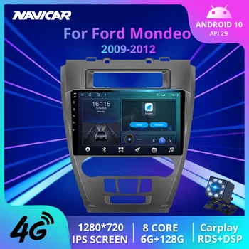 2Din Android10 Automobilio Radijo Ford Fusion, Mondeo Mustang 2009-2012 GPS Navigacija Stereo Imtuvas, Automobilių Vaizdo, Automobilių Multimedia Player