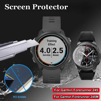 2vnt/Daug Garmin Forerunner 245 Grūdintas Stiklas 9H 2.5 D Premium Screen Protector Kino Garmin Forerunner245m Smart Žiūrėti