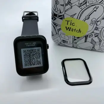2vnt minkštas 3D Išlenkti Visą Krašto Apsaugos Plėvelė Ticwatch GTH smart žiūrėti Anti-Scratch Žiūrėti Filmus Screen Protector