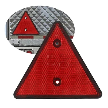 2VNT Trikampis Atšvaitas Raudoną šviesą Atspindinčios Trikampio Saugos Įspėjimas, Atšvaitai, Priekabos Kemperis Karavanas Valtis Sunkvežimis, Sunkvežimio, Traktoriaus