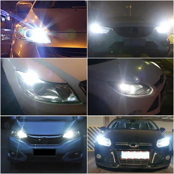 2x Automobilio Led T10 W5W LED Lemputės Automobilių Salono Dome Light Kamieno Lemputė, Stovėjimo Žibintai Peugeot 206 406 508 307 406 3008