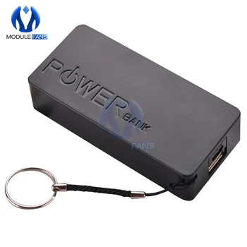 2X18650 USB Power Bank Baterijos Kroviklis Dėžutė Atveju Mobiliojo elektros Energijos Tiekimo Apmokestinimo Modulį Shield 