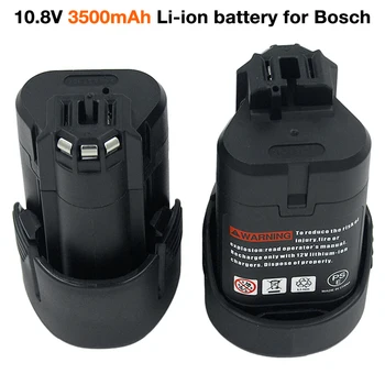 3.5 Ah Li-Ion 10.8 V 12V Įkrovimo Baterija Bosch BAT420 BAT411 BAT412 BAT413 BAT414 BAT415 GDR GSB 10.8-LI elektriniai Įrankiai