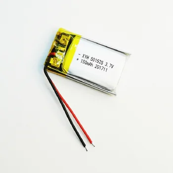 3.7 v 501525 150mAh polimero ličio baterija li-ion įkraunama baterija 501525 prijungti MP3 MP4 MP5 maži žaislai