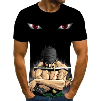 3D Juokingas Berniukas Kostiumas Anime Harajuku Animacinių filmų T-shirt Vasaros vyriški T-shirt Mados spausdinti Viršūnes Vyrų Plius Dydžio marškinėlius Gatvės Drabužių