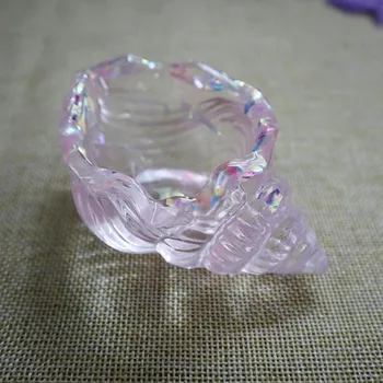 3D Veidrodis trimatis Myli Silikono Formos Praktinių Molio Pelėsių Kristalų Epoksidinės Pelėsių Mados Vandenyno Shell Makiažas Saugojimo Dėžutė