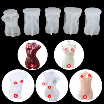 3DModel kūno Kūno Žvakė Silikono Formos Kristalų Dervos Formų Silikoninių Formų Epoksidinės Dervos Papuošalai Formavimo Priemonės 