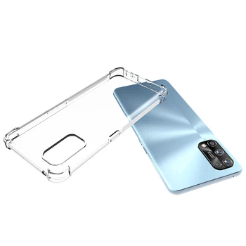 3in1 Grūdintas Stiklas + išvalyti oro Pagalvė telefono dėklas Samsung Galaxy M51 screen protector For samsung m, 51 m SM-M515F vaizdo kameros objektyvas