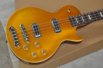 4 standartas-string elektrinė bosinė Gitara Golden viršuje 62