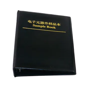 4000Pcs 0402 SMD kondensatorius mėginio knygą 80 rūšių x 50pcs 0.5 pF-1uF kondensatorių paketo mėginio knygos komponentų paketas