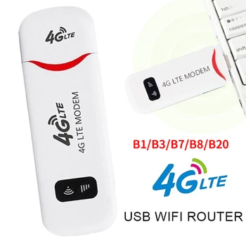 4G perkeliamas viešosios interneto prieigos Taškas Wi-fi Router USB Adapteris Judriojo Plačiajuosčio ryšio Maršrutizatorius 150Mbps LTE su SIM Kortele Europos versija